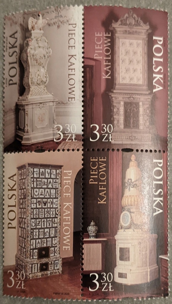 Fi 5119 Piece kaflowe czwórka nierozerwana 1