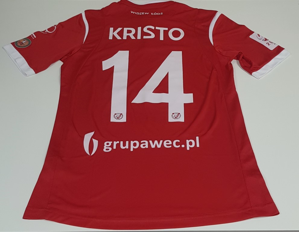 Widzew Łódź, Kristo - koszulka z autografami