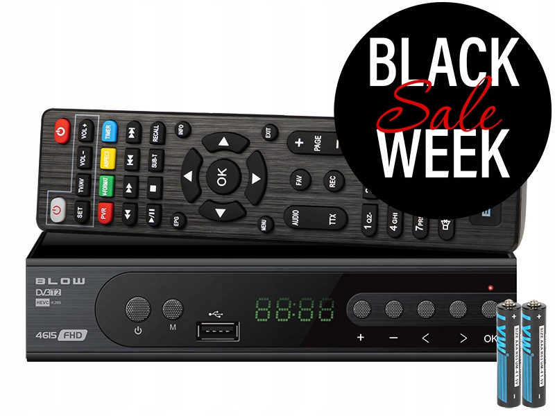 Tuner DVBT2 BLOW 4615 FHD USB PVR EPG timeshift 11486342345
