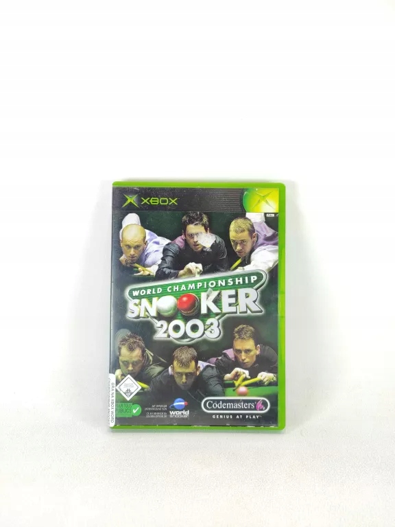 GRA NA XBOX WORD CHAMPIONSHIP SNOOKER 2003