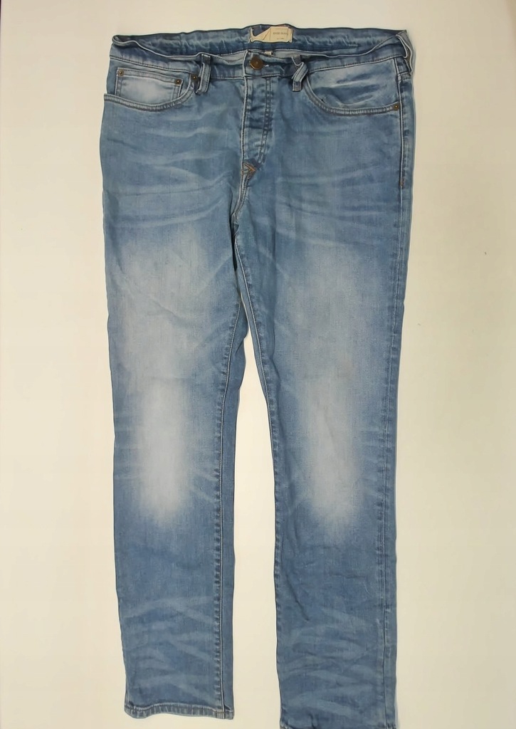 SPODNIE JEANS MĘSKIE RIVER ISLAND BAWEŁNA ROZM 32