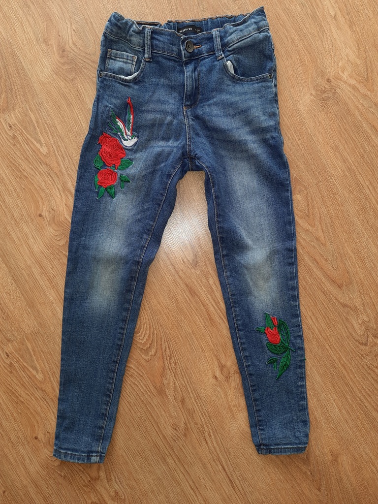 Spodnie jeansowe DIEWCZĘCE r.134 RESERVED
