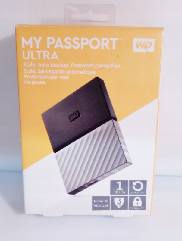 DYSK PRZENOŚNY WD MY PASSPORT 1TB