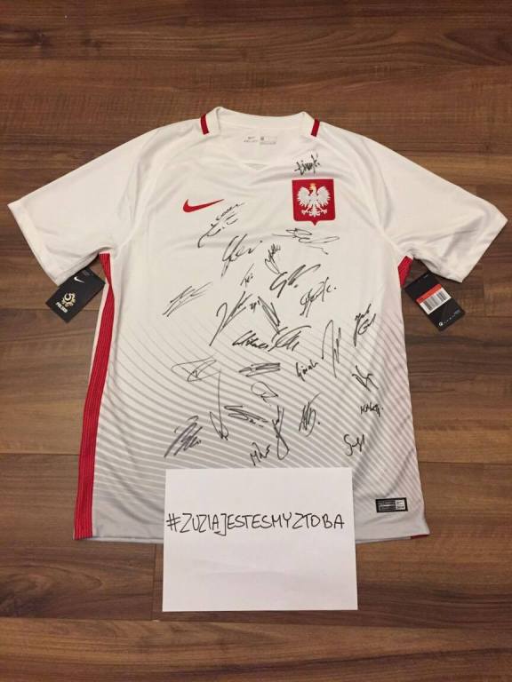 Koszulka Nike Reprezentacji Polski z Autografami