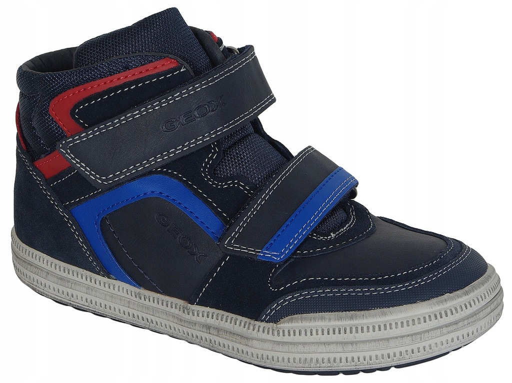 GEOX Elvis H sneakers Geobuck+Suede Navy/Royal 35