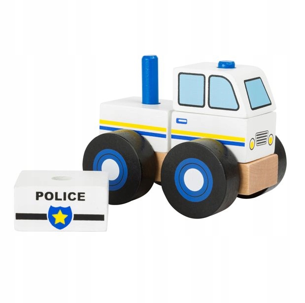 LEGLER: składane auto POLICJA RADIOWÓZ 11072