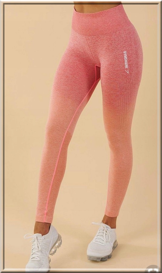 1142 GYMSHARK nowe legginsy Seamless OMBRE rozm M 8546504873 oficjalne archiwum Allegro