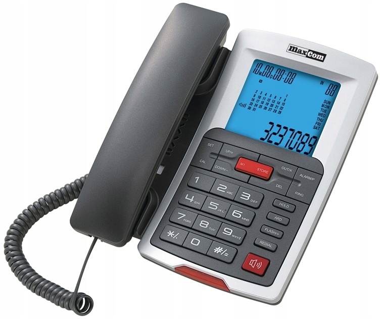 Купить Стационарный телефон Maxcom KXT 709 с дисплеем: отзывы, фото, характеристики в интерне-магазине Aredi.ru