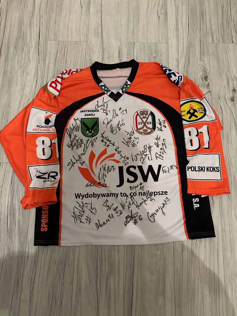 Bluza JKH GKS Jastrzębie z autografami 2014/2015