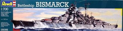 Statek 1:700 Battleship Bismarck /Revell
