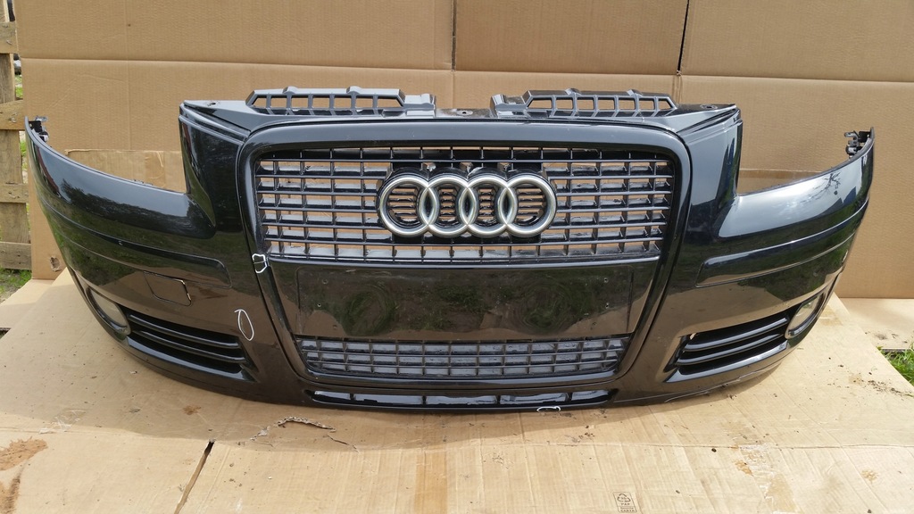 Audi A3 8P Zderzak przód LY9B duży grill 13735520993 oficjalne