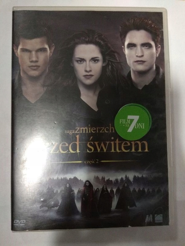 SAGA ZMIERZCH PRZED ŚWITEM CZ 2 DVD SKLEP TYCHY