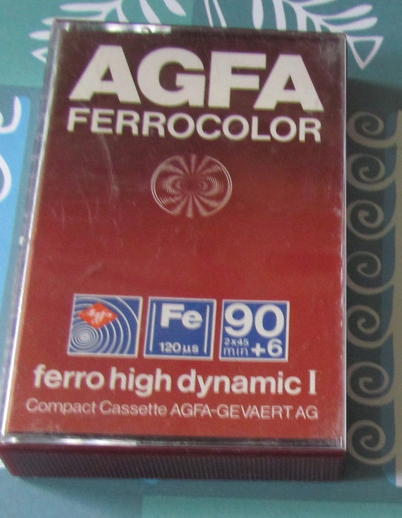 Kaseta magnetofonowa AGFA ferrocolor 90 high dyna