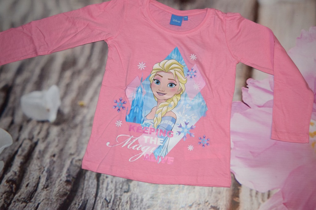 Bluzka T-Shirt Elza Elsa Kraina Lodu Frozen 122