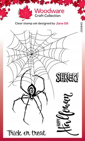 Stempel silikonowy Woodware Creepy Spider (JGS840)