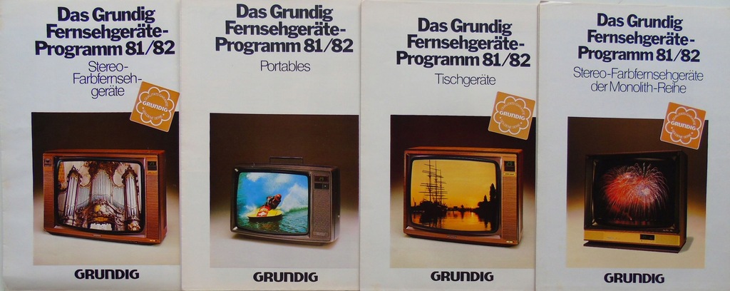 Купить Брошюра-каталог GRUNDIG TV Fernsehgerate 81/82: отзывы, фото, характеристики в интерне-магазине Aredi.ru