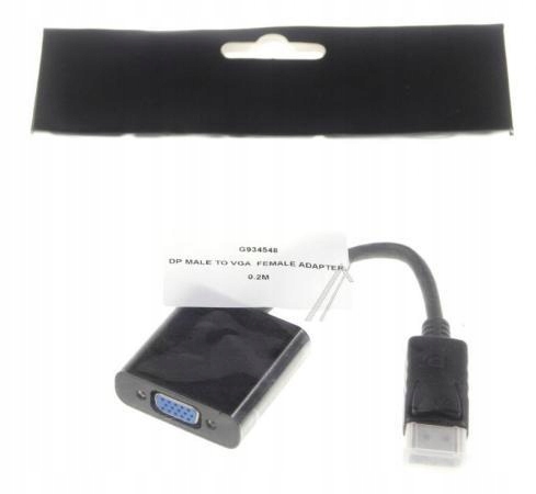 Adapter DISPLAYPORT (wtyk)-VGA (gniazdo)