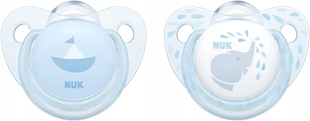 Nuk Baby Rose and Blue Smoczki 0-6m 2szt.