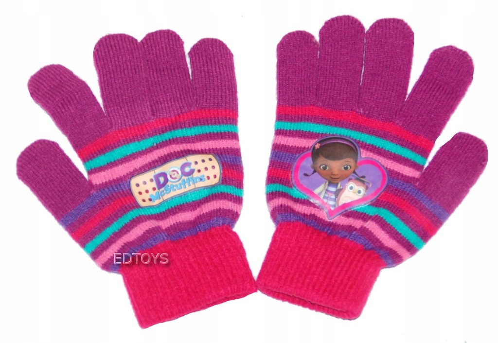 Rękawiczki akryl dzieci 4-7lat Disney Dosia W18