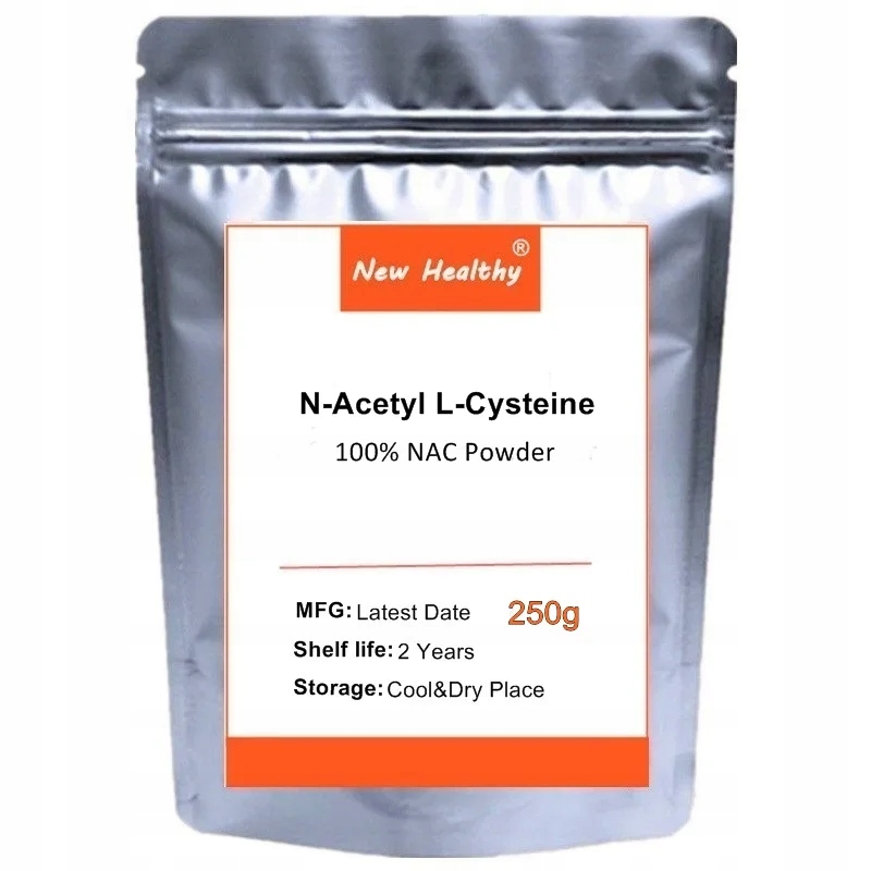 Nowy czysty 50-1000g 100% N-acetylo-L-cysteiny NAC