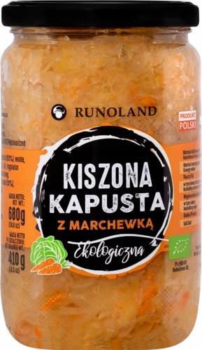 KAPUSTA KISZONA Z MARCHEWKĄ BIO 680 g (410 g) - RU