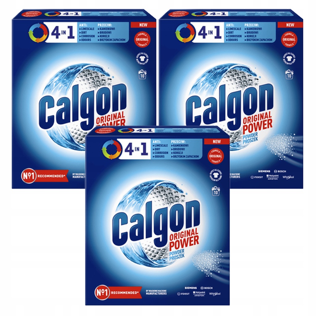 Calgon Odkamieniacz Proszek Do Pralek 3X 500g