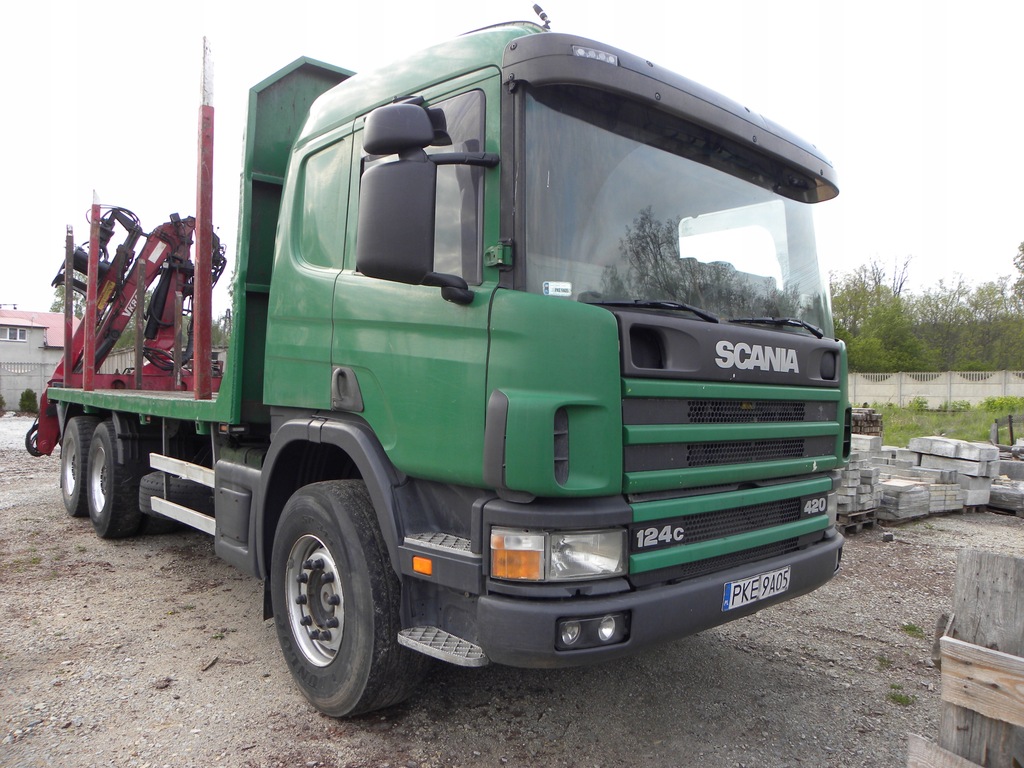 Scania 6x4 Do Drewna Drzewa Lasu 2003r Hds 2004 8077854829 Oficjalne Archiwum Allegro