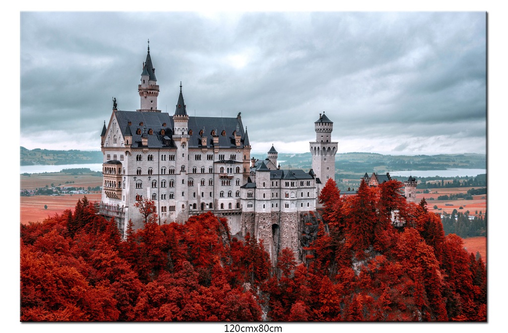 Obraz Zamek Neuschwanstein Disneya Niemcy