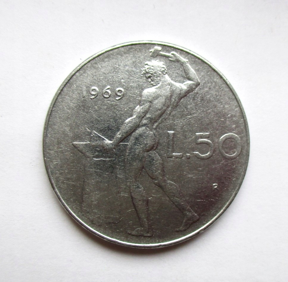 50 Lirów 1969 r. Italia