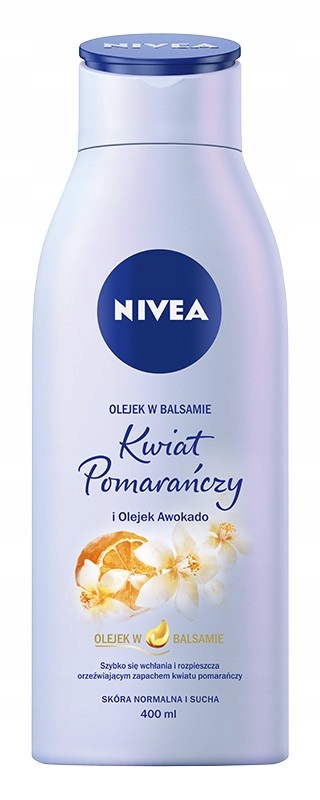 Nivea Body Olejek w balsamie Kwiat Pomarańczy i Ol