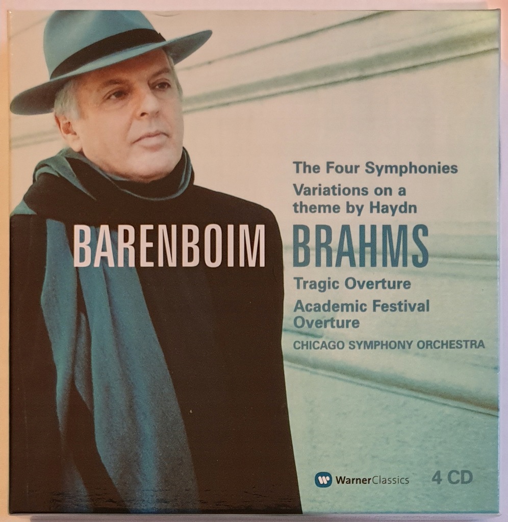 Brahms Daniel Barenboim Symphonies Mint 4 CD Irl