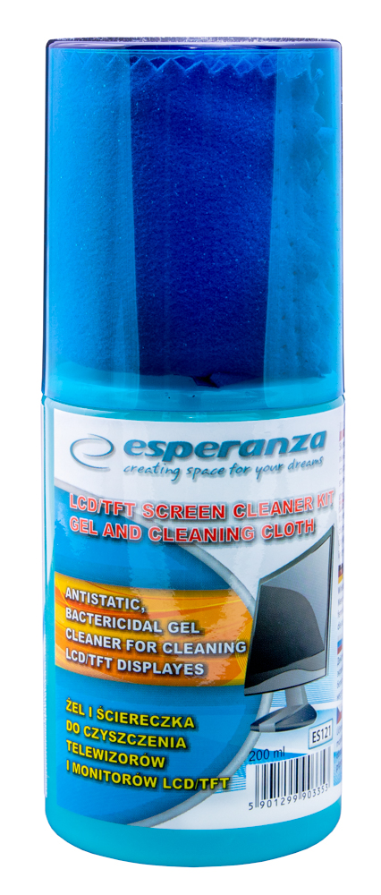 ES121 Esperanza żel do czyszczenia lcd/tft z mikro