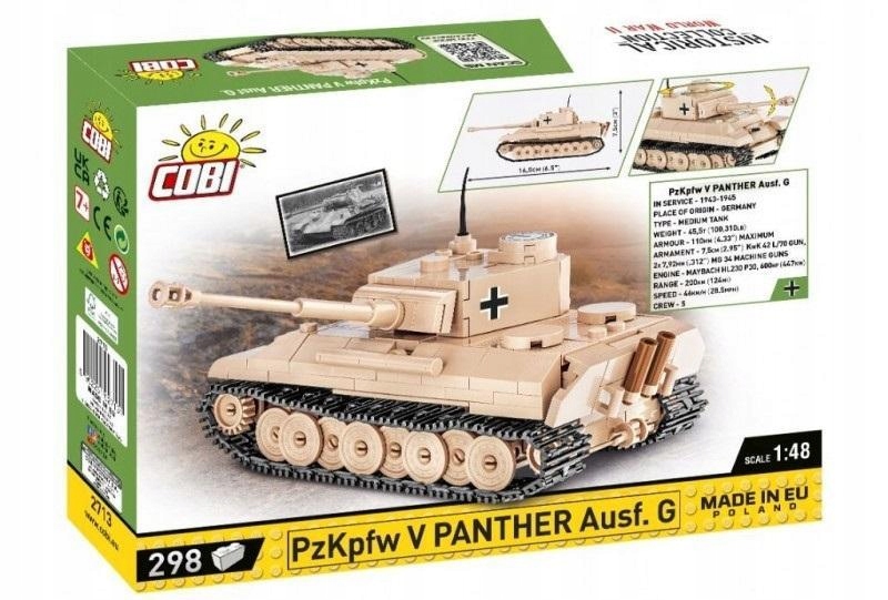 HC WWII CZOŁG PZKPFW V PANTHER AUSF. G, COBI