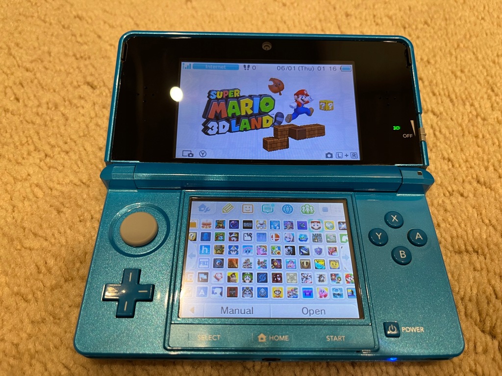 Konsola Nintendo 3DS Light Blue + 64Gb