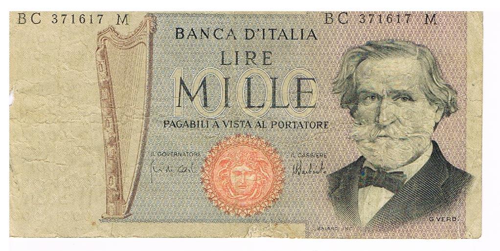 Włochy 1000 lirów