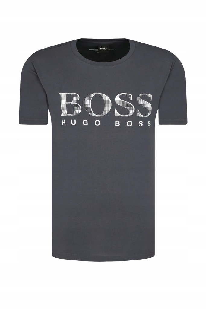 T-shirt Hugo Boss grafitowy M 50407774