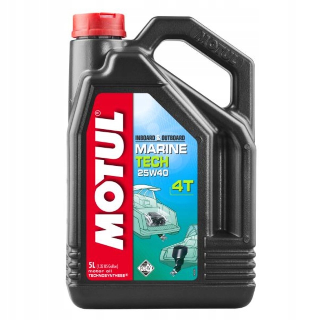 Olej do silników 4T MOTUL MARINE TECH 25W40 5L