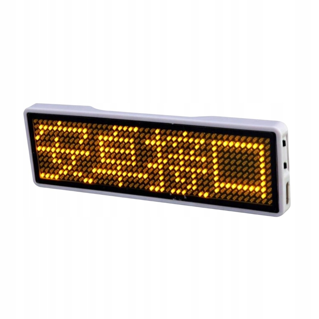 Matrix Display LED Sign Message Board Yellow