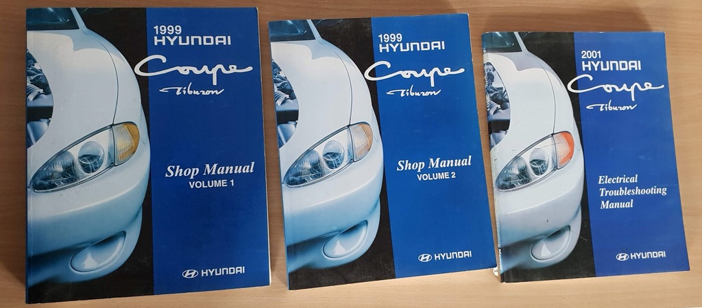 Książka Napraw: Hyundai Coupe/ Tiburon Shop Manual - 7878513092 - Oficjalne Archiwum Allegro