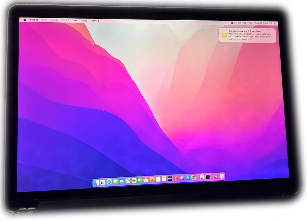 Matryca z klapą A1398 2015 Macbook Pro 15 przejasnienia