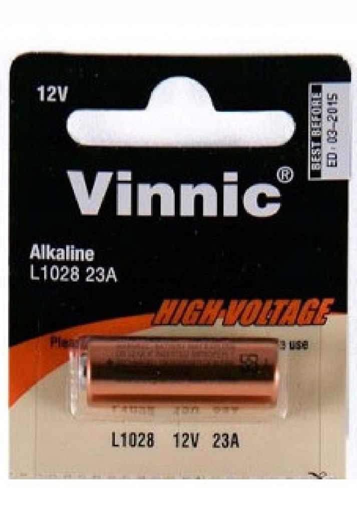 BATERIA LR23 12V/ L1028/ 23A- ALKAICZNA VINNIC 1 s