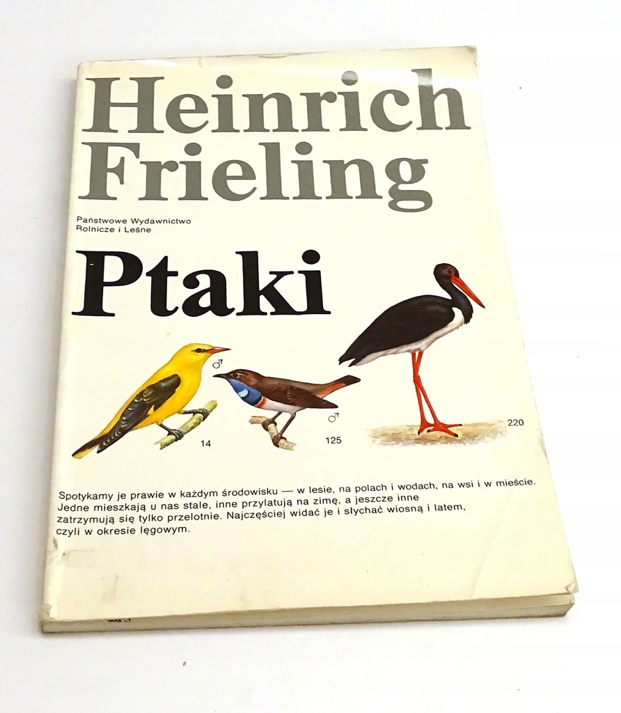 PTAKI HEINRICH FRIELING ornitologia