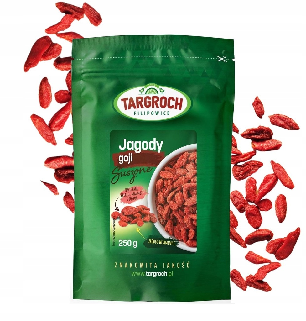 JAGODY GOJI 250g suszone owoce TARGROCH