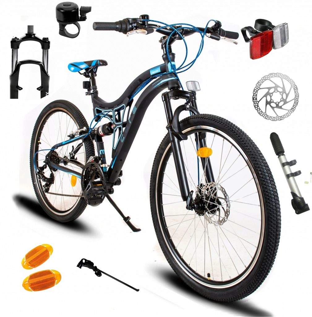 ROWER GÓRSKI 26 Z AMORTYZATOREM TANI DAMSKI MĘSKI 9589546166 oficjalne archiwum Allegro