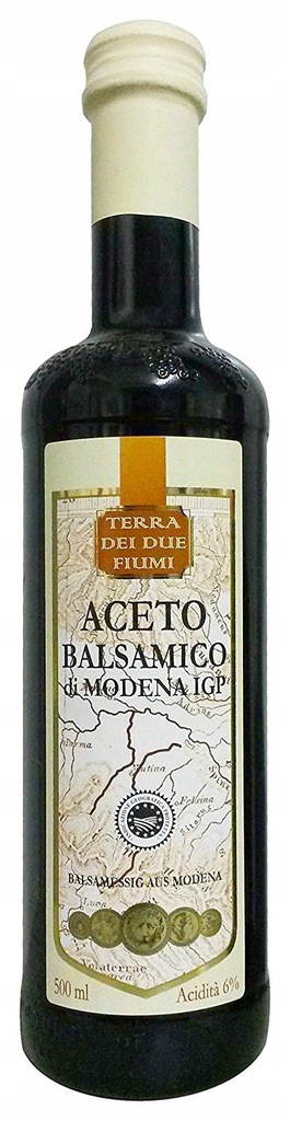 Ocet balsamiczny | 0,5 l TERRA DEI DUE FIUMI Włoski