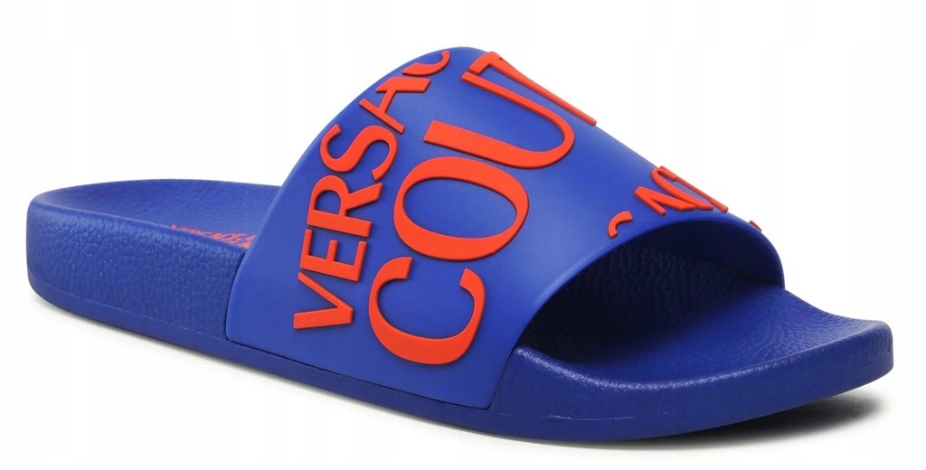 Klapki męskie VERSACE JEANS COUTURE niebieskie - 40