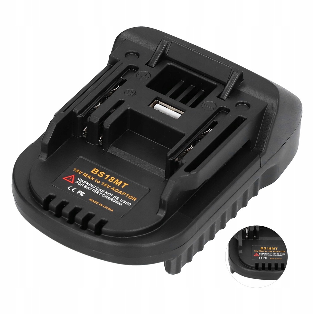zasilacz do elektronarzędzi adapter BS18MT 9cm