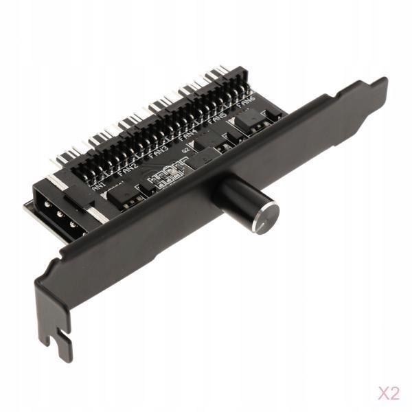2pk 4 Pins Case 3pin/ Cooling Fan Temperature Controller Hub
