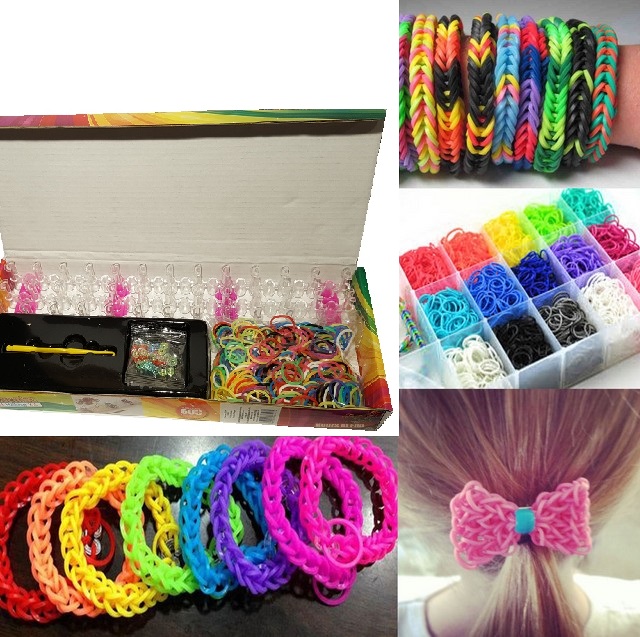 BRACELET LOOM BANDS GUMKI BRANSOLETKI KROSNO 600sz