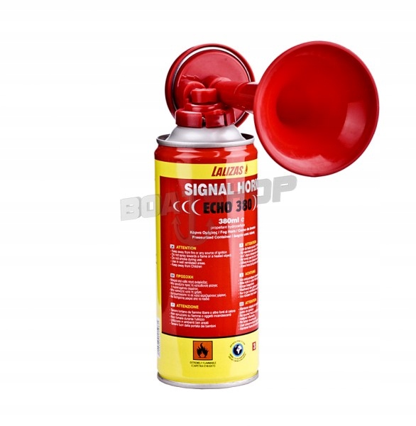 SYGNAŁ DŹWIĘKOWY GAZOWY TRĄBKOWY SIGNAL HORN 380ml 11149658912